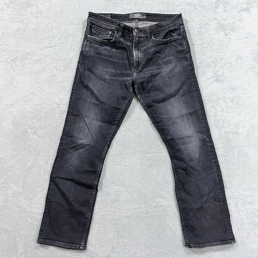 Revtown Sharp Decade Jeans Mens 34x30  Denim Stretch Dark Wash